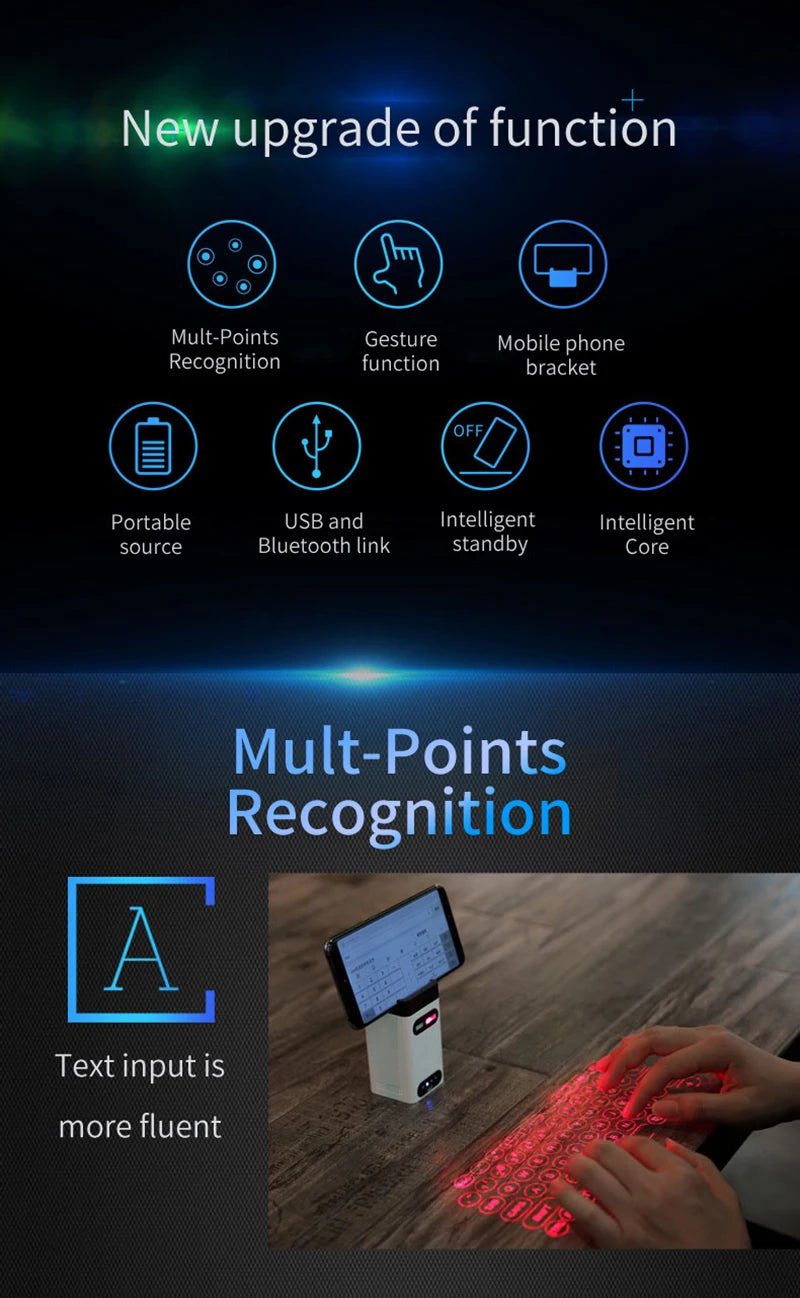 Bluetooth Virtual Laser Keyboard