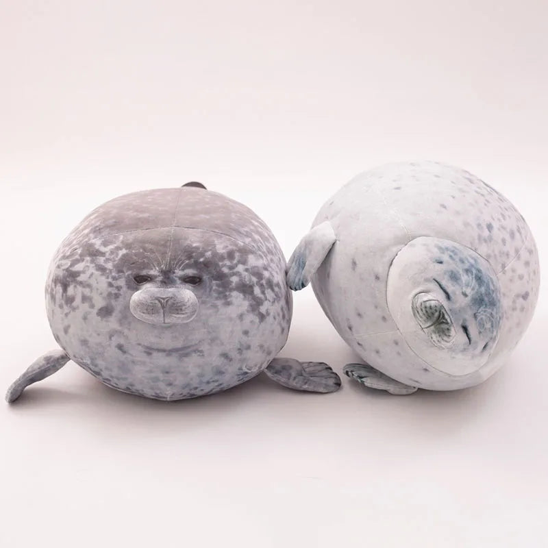 Lifelike Stuffed Seal Toy