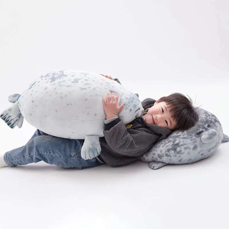 Lifelike Stuffed Seal Toy