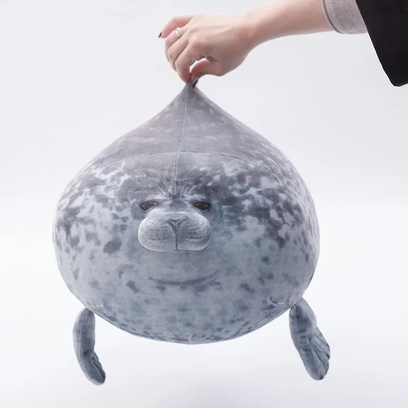 Lifelike Stuffed Seal Toy
