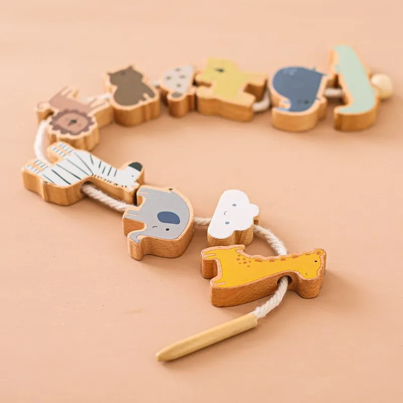 Animal Threading Toys