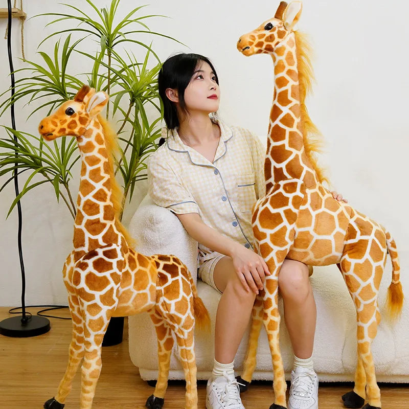 Giant Realistic Giraffe Plush Toy