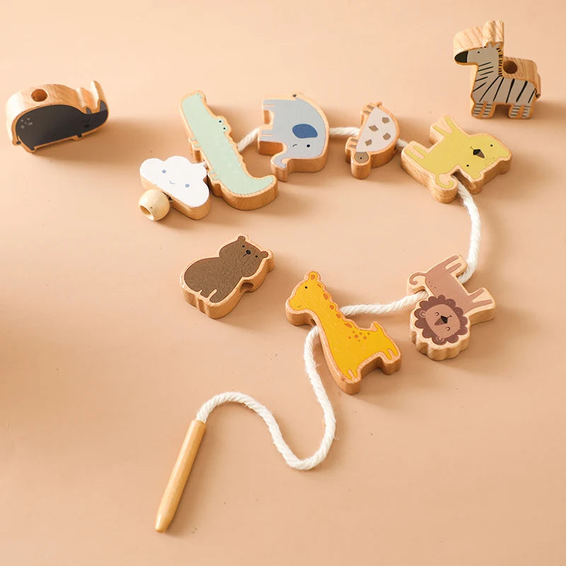 Animal Threading Toys