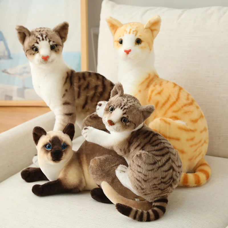 Realistic Siamese Cat Toy