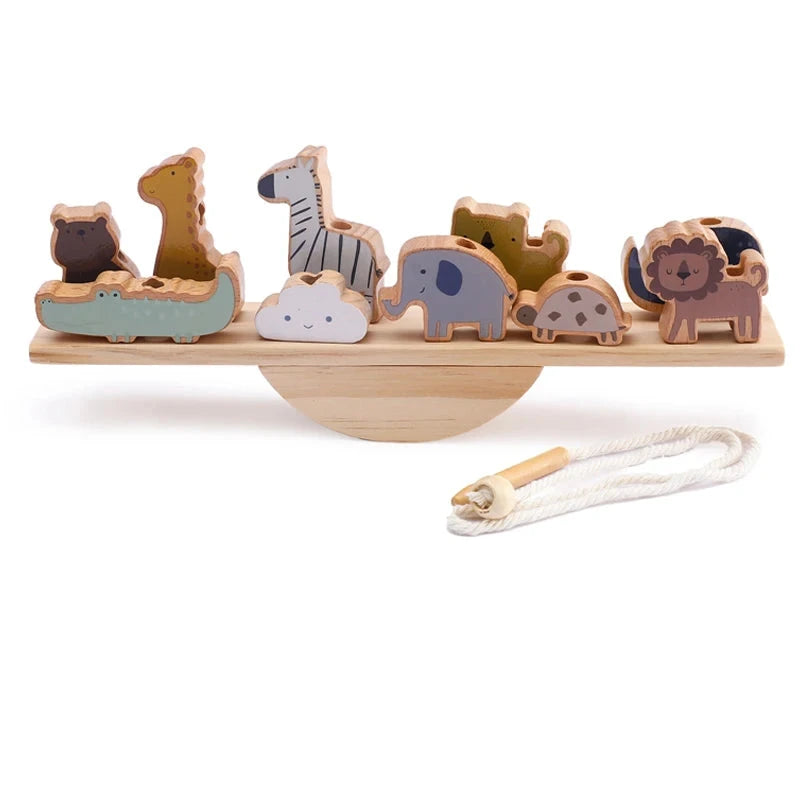 Baby Animal Threading Toys