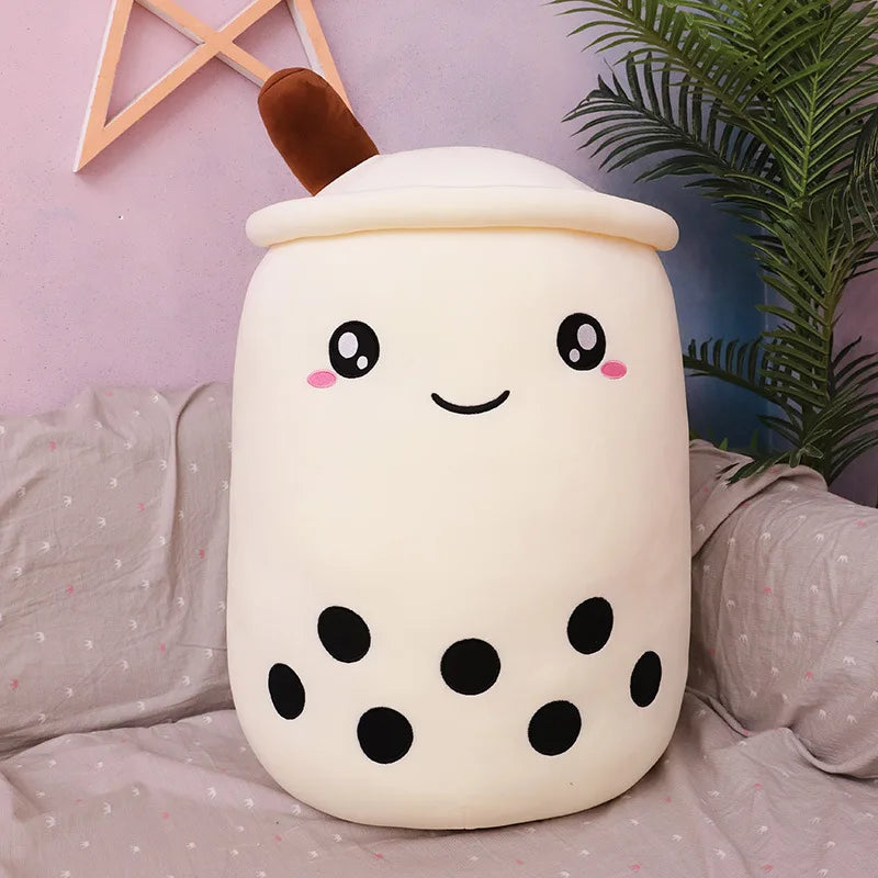 Milky Tea Cup Pillow - 9.8″ Kawaii Plushie