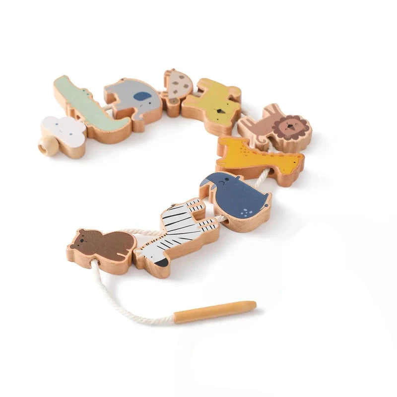 Baby Animal Threading Toys