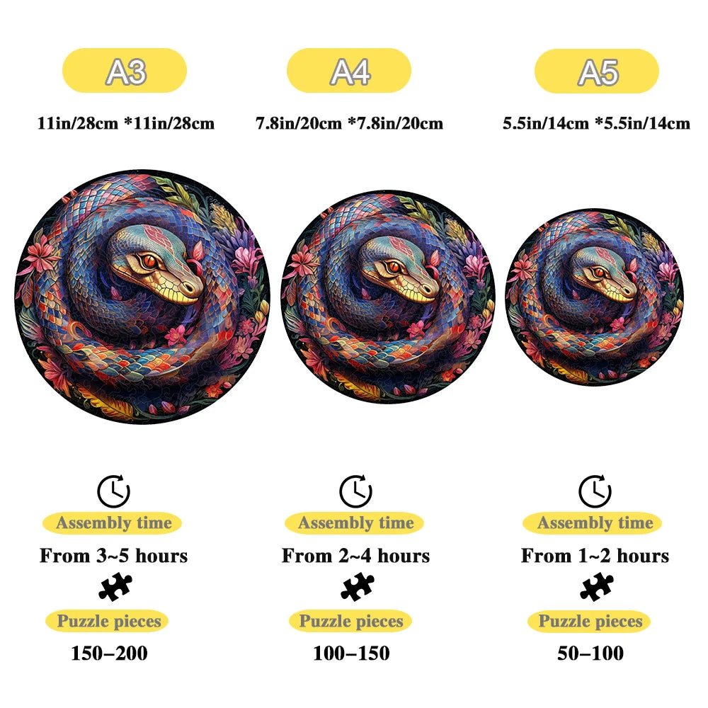 3D Snake Puzzle