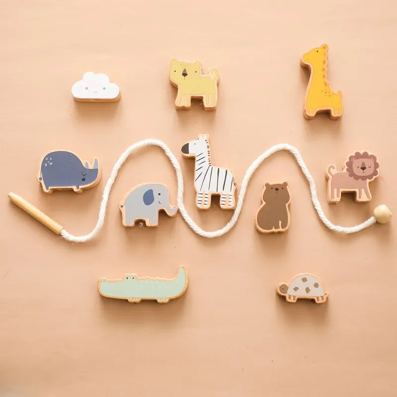 Animal Threading Toys