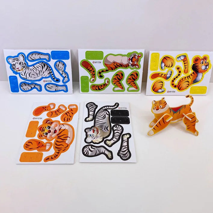 3D Jurassic Dinosaur Paper Puzzle