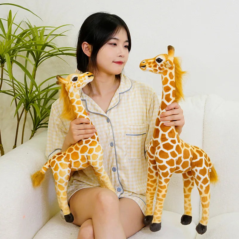 Giant Realistic Giraffe Plush Toy