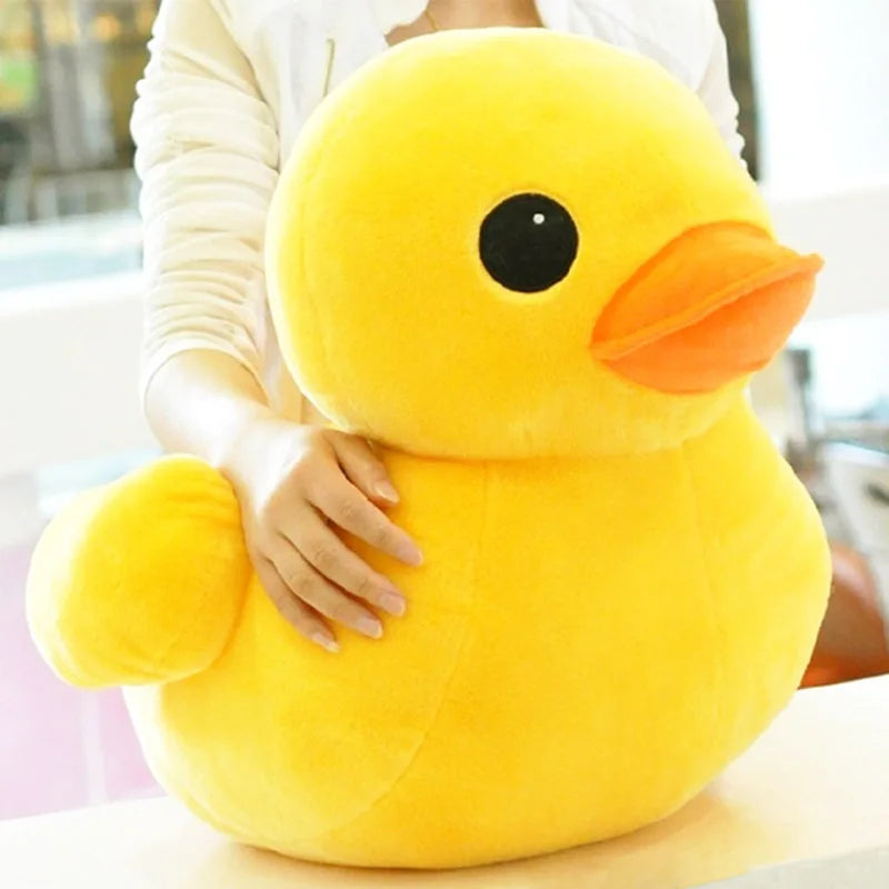 Kawaii Big Stuffed Yellow Duck Toy