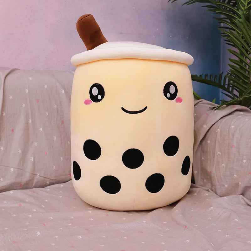 Milky Tea Cup Pillow - 9.8″ Kawaii Plushie