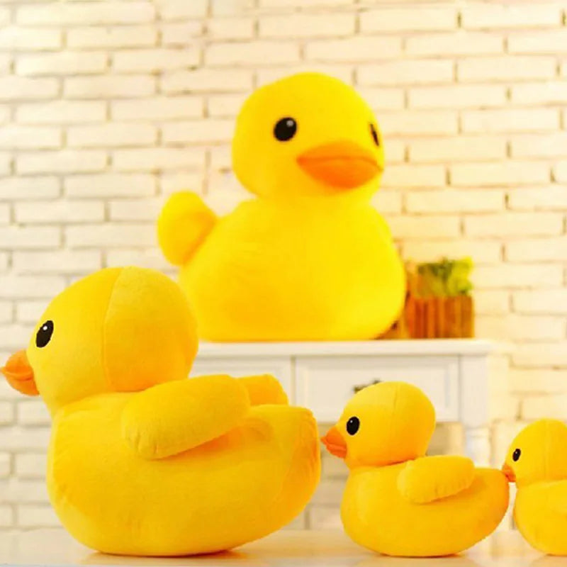 Kawaii Big Stuffed Yellow Duck Toy