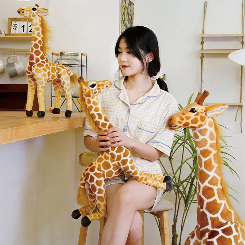 Giant Realistic Giraffe Plush Toy