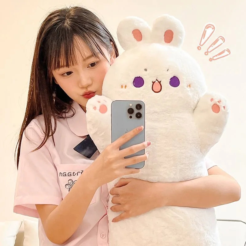 Kawaii Bunny in a Carrot Plush Toy