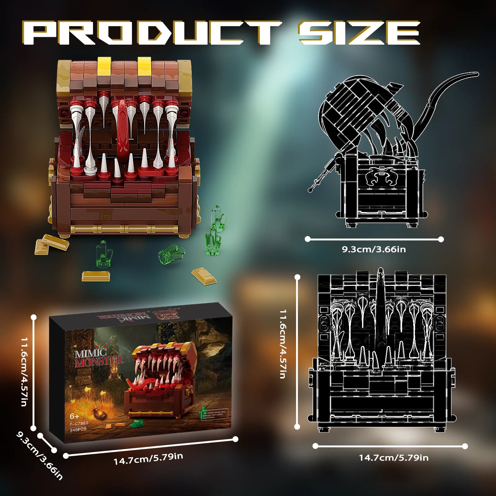 Treasure Chest Monster Set