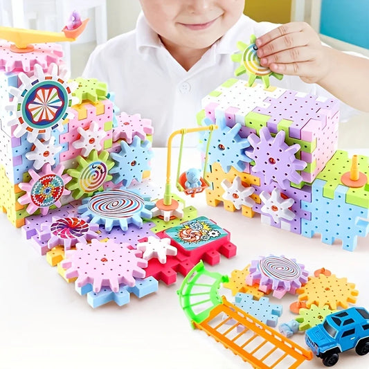 Gear Building Toy Set